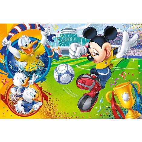 Puzzle Trefl 100el Myszka Miki gra w piłkę - 2